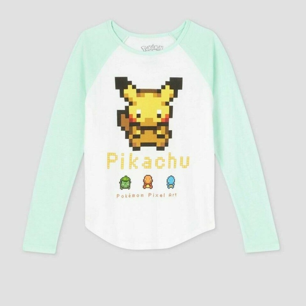 Girls' Pokemon Long Sleeve T-Shirt XS 4-5 NWT